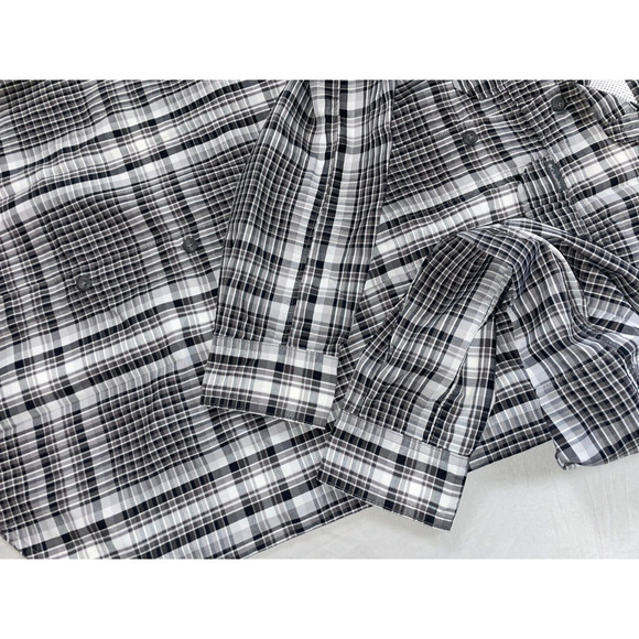 Columbia Long Sleeve Button Front Vented Fishing Shirt. Gray Plaid, Size S. EUC! - Picture 4 of 7